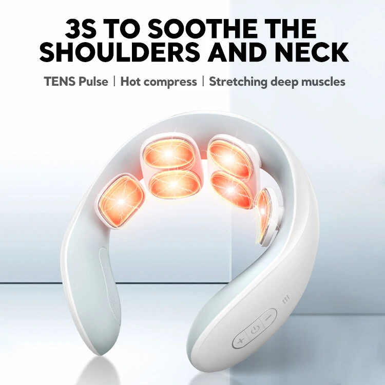 (image for) Konka H66 Neck Massager Electric Smart Neck Massager With 6 Message Modes 15 Level Of Strength Adjustment